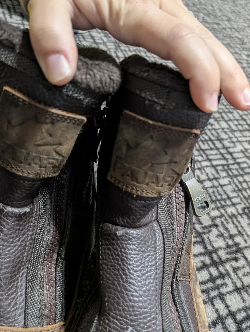 Pajar Brown Waterproof Snow Boots Size 10-10.5